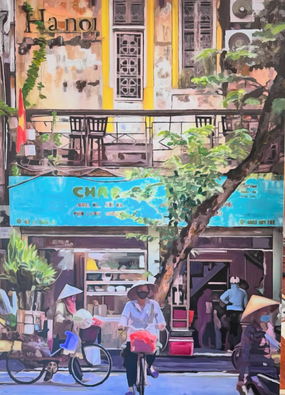 Biking in Hanoi