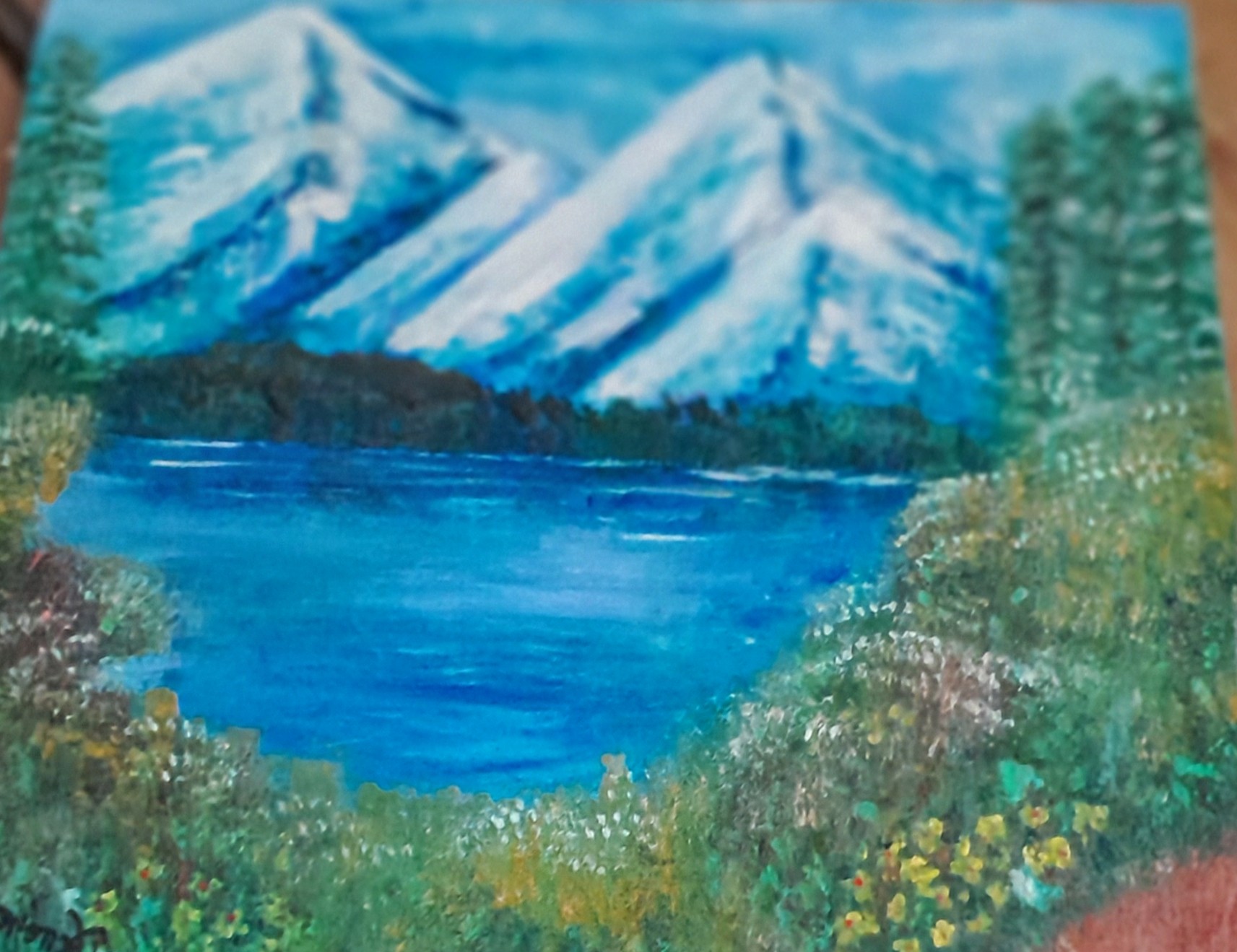 Icy mountains