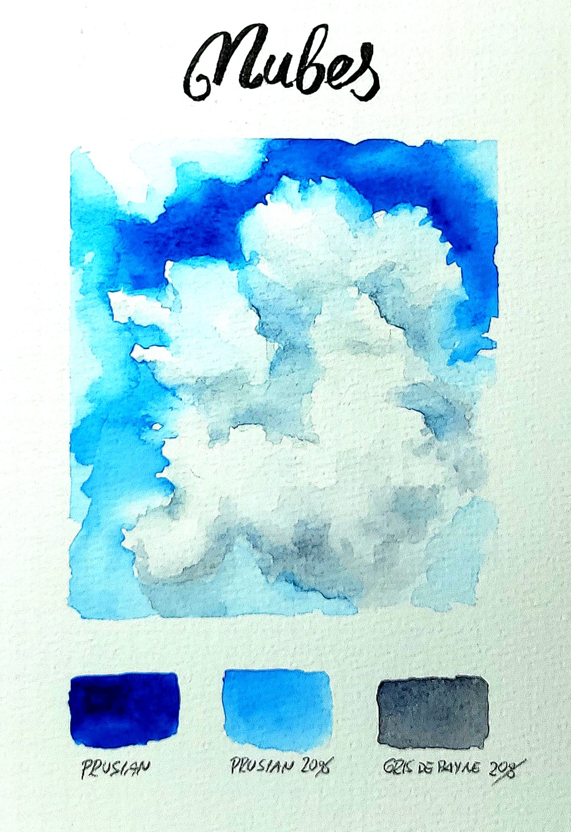 Nubes Acuarela
