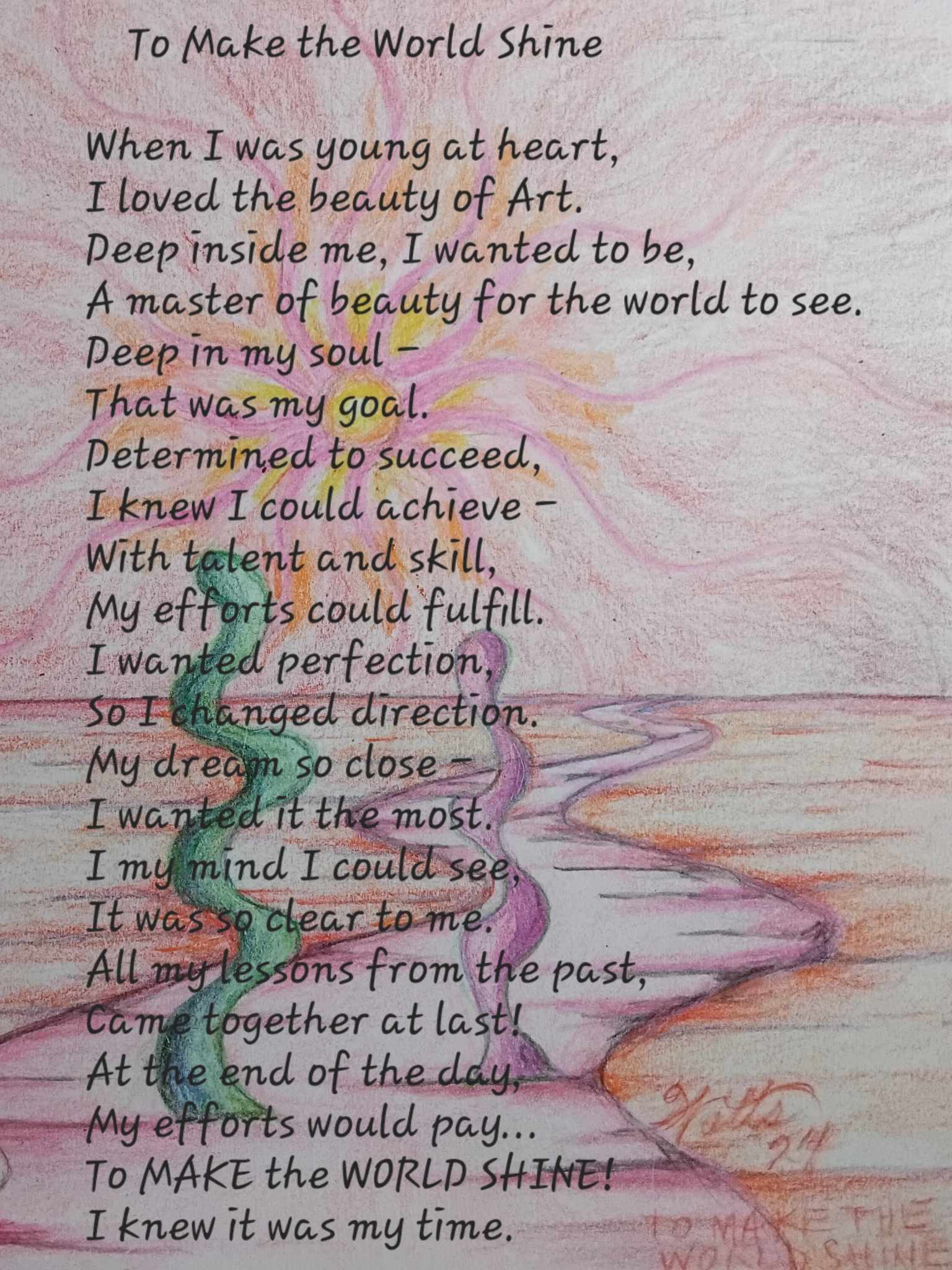 To make the world shine