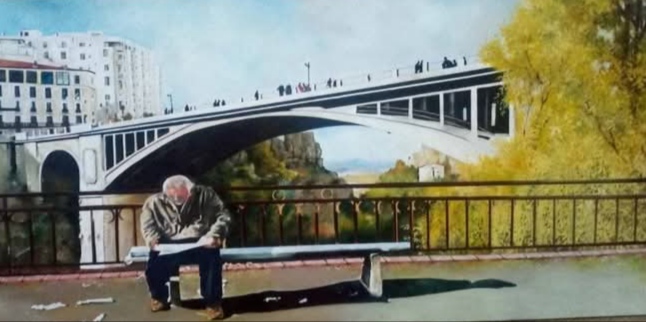 Reading under the bridge