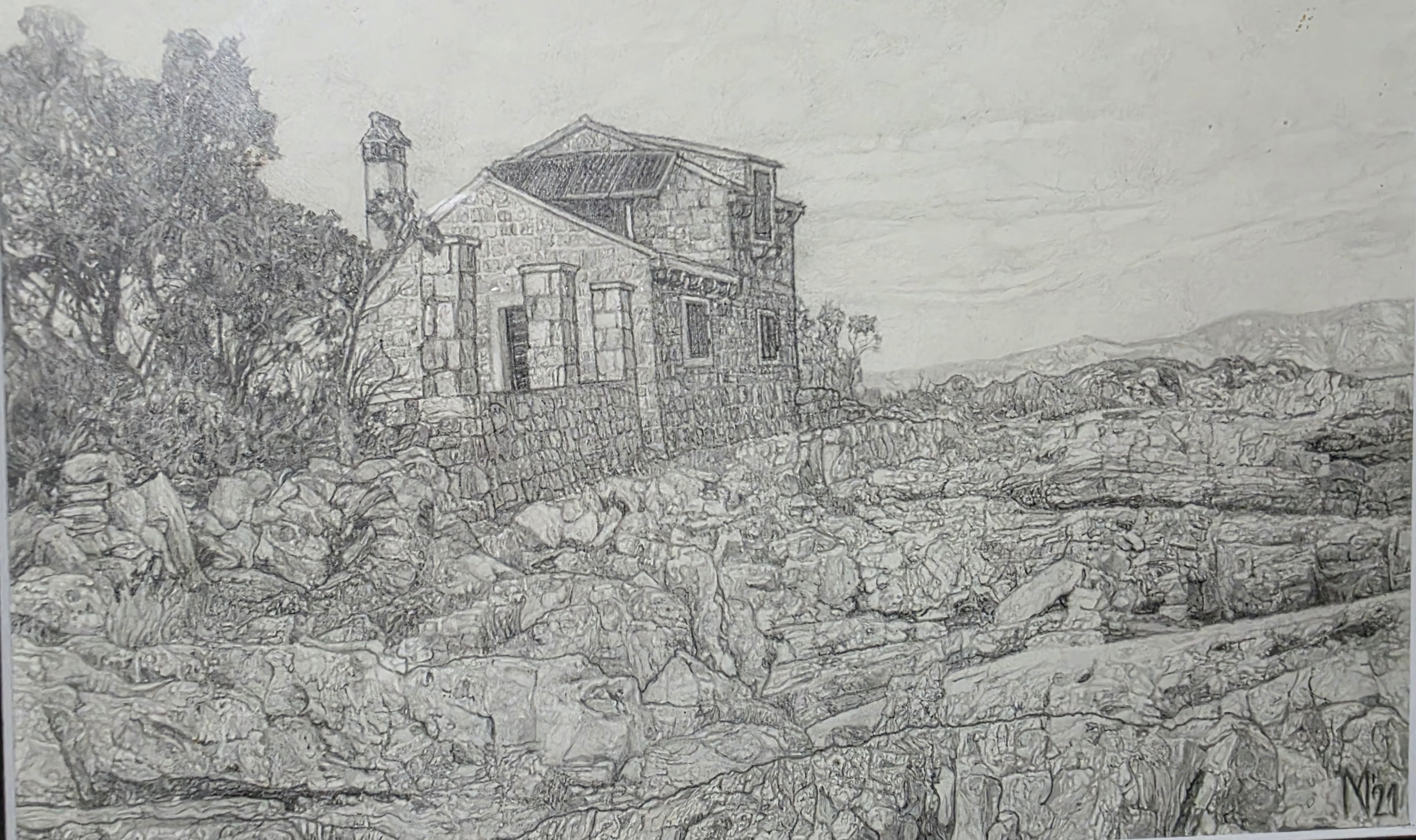 House on  sea shores